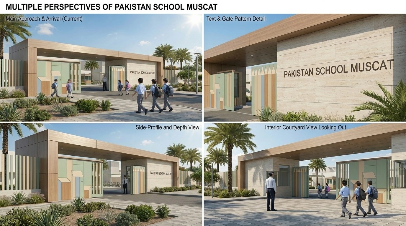 Architectural design that attracts the eye